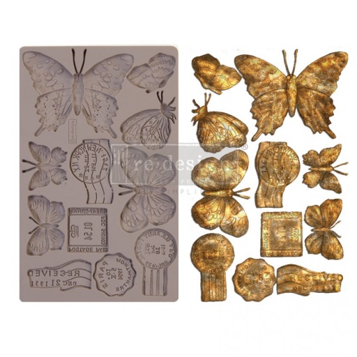 Redesign Decor 5'' x 8'' Silicone Mould - Butterfly In Flight